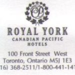 Royal York Hotel Seal
