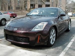 2003 Nissan 350Z Touring in Brickyard Red